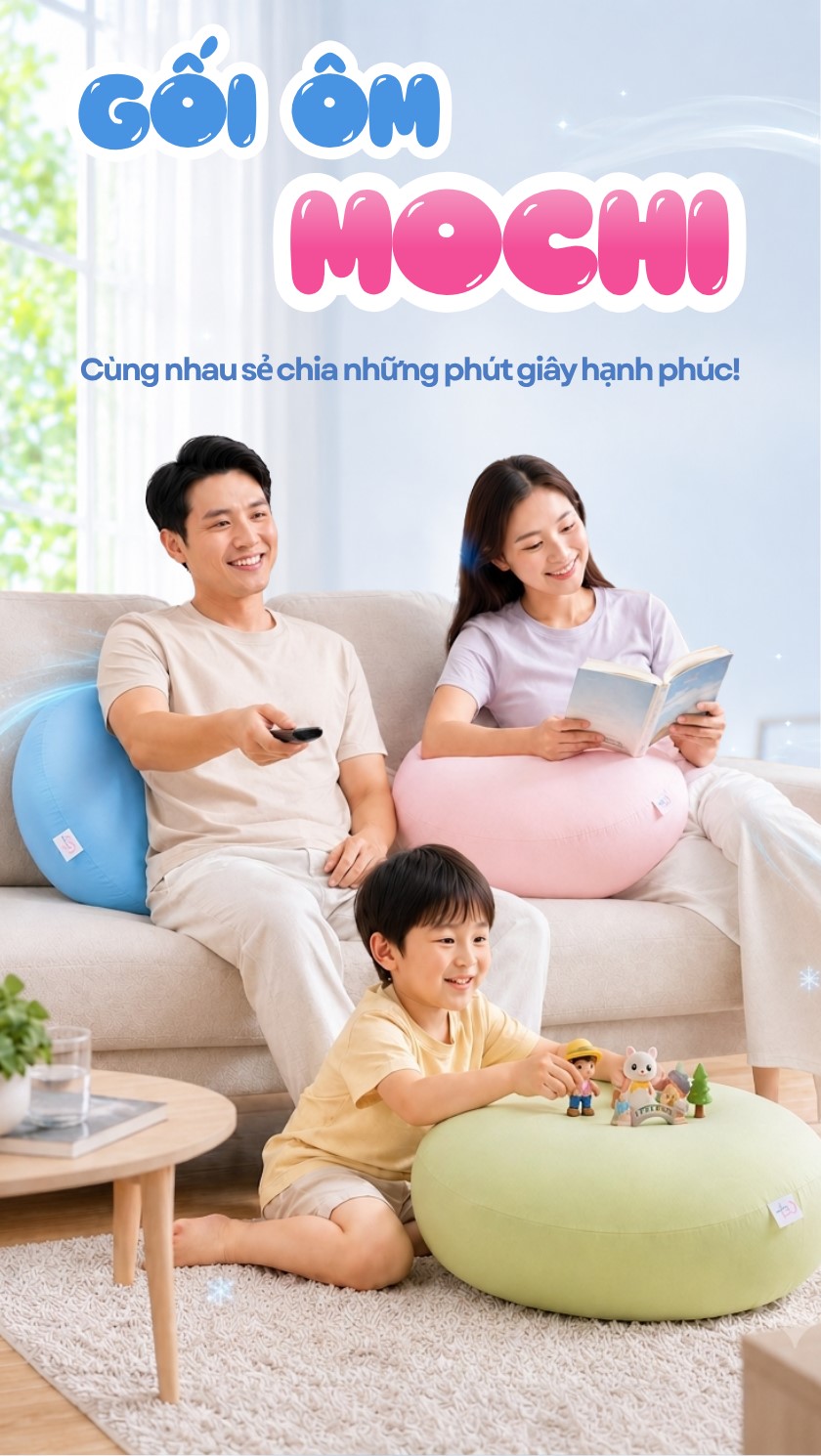 Gối Mochi Bemori