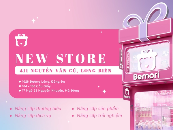 Rebranding: Gấu Bông Online – Bemori | Nâng Cấp Thương Hiệu
