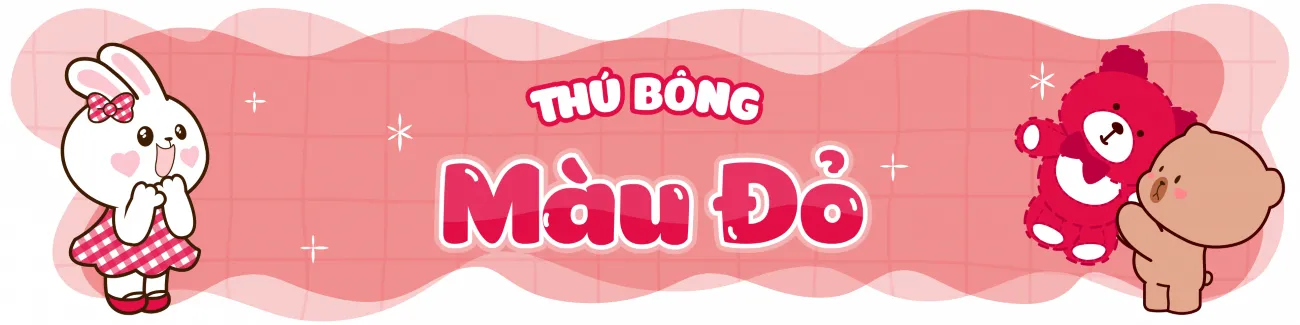 Thú Bông Màu Đỏ