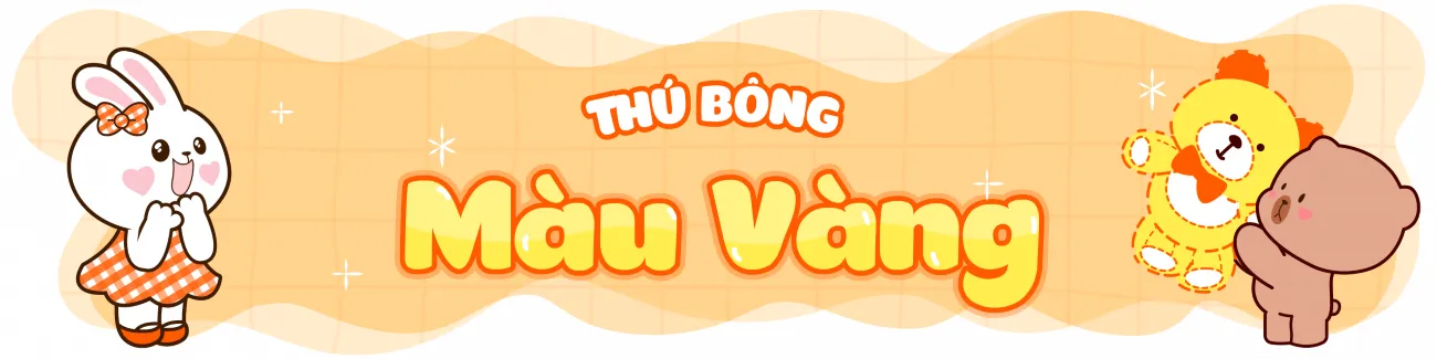 Thú Bông Màu Vàng