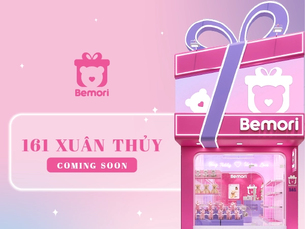 Tạm Biệt Gấu Bông Online Hà Nội, Chào Đón Bemori 161 Xuân Thủy