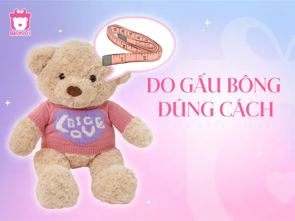 Mách Bạn Cách Đo Gấu Bông Chính Xác Nhất
