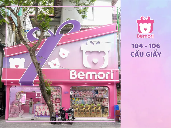 Bemori 104-106 Cầu Giấy – Cửa Hàng Gấu Bông Được Giới Trẻ Ưa Chuộng Nhất