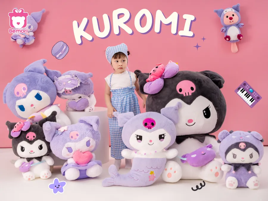 Gấu Bông Kuromi: Món Quà Ngọt Ngào Làm Tan Chảy Trái Tim Bé Yêu