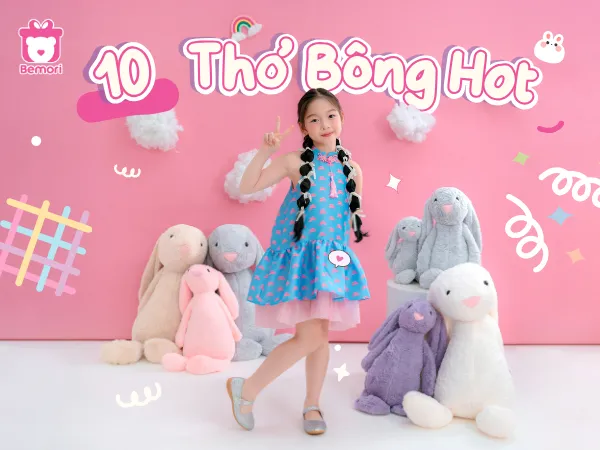 Tổng Hợp 10 Mẫu Thỏ Bông Đáng Yêu Hot Nhất Từ Bemori