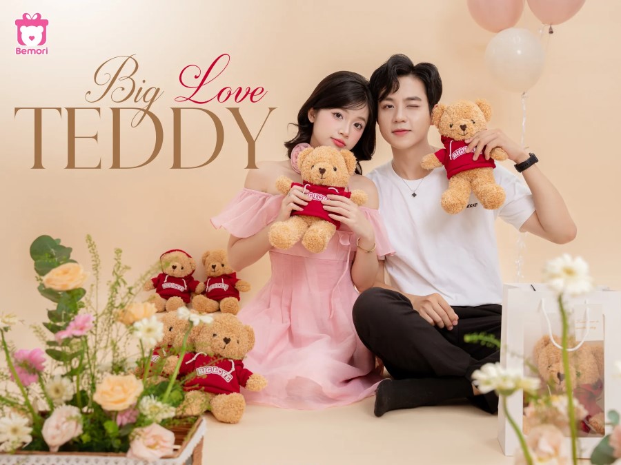 Gấu Teddy Big Love – Món Quà 20/10 Ngọt Ngào, Lời Yêu Thương Chân Thành