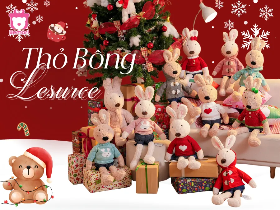Thỏ Bông Lesurce Biến Hóa Phong Cách, “Chơi Lớn” Mùa Giáng Sinh