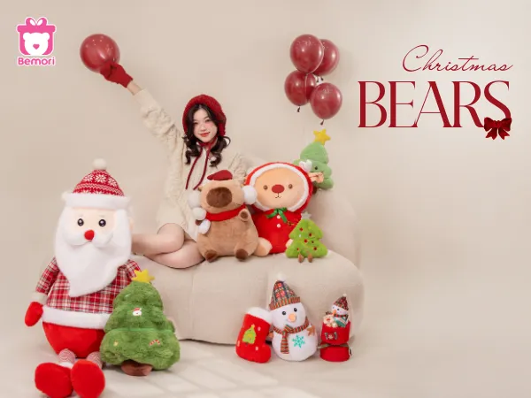 Gấu Bông Noel – Top Những Món Quà Giáng Sinh Đong Đầy Yêu Thương
