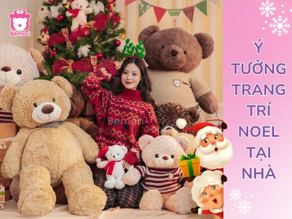 Ý Tưởng Biến Ngôi Nhà Bạn Thành Xứ Sở Mùa Đông Với Gấu Noel