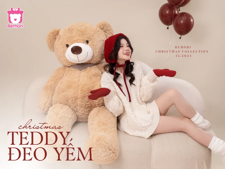 Bộ Sưu Tập Gấu Bông Teddy Noel – “Gấu” Ôm Vào Là Ấm, Nhìn Vào Là Yêu