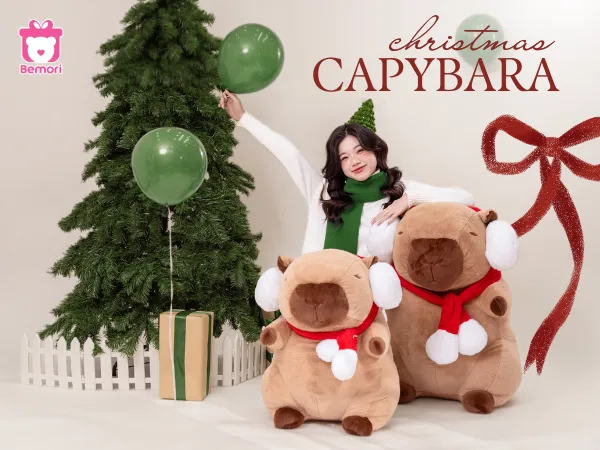 Gấu Bông Capybara Noel – Những Câu Chuyện Siêu Dễ Thương Vào Mùa Lễ Hội