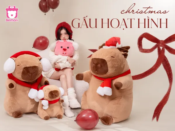 Gấu Bông Hoạt Hình Mở Tiệc Giáng Sinh Tại Bemori’s Land