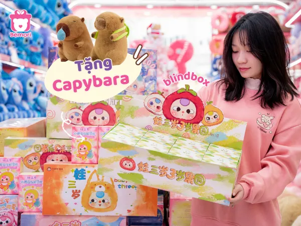 Mua Blindbox Tặng Capybara Tại Bemori – Khám Phá Sercet, “Unbox” Niềm Vui