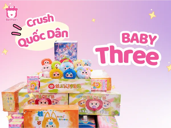 Giải Mã Cơn Sốt Gấu Bông Baby Three: Từ Tiktok Triệu View Đến “Crush Quốc Dân” Của Giới Trẻ