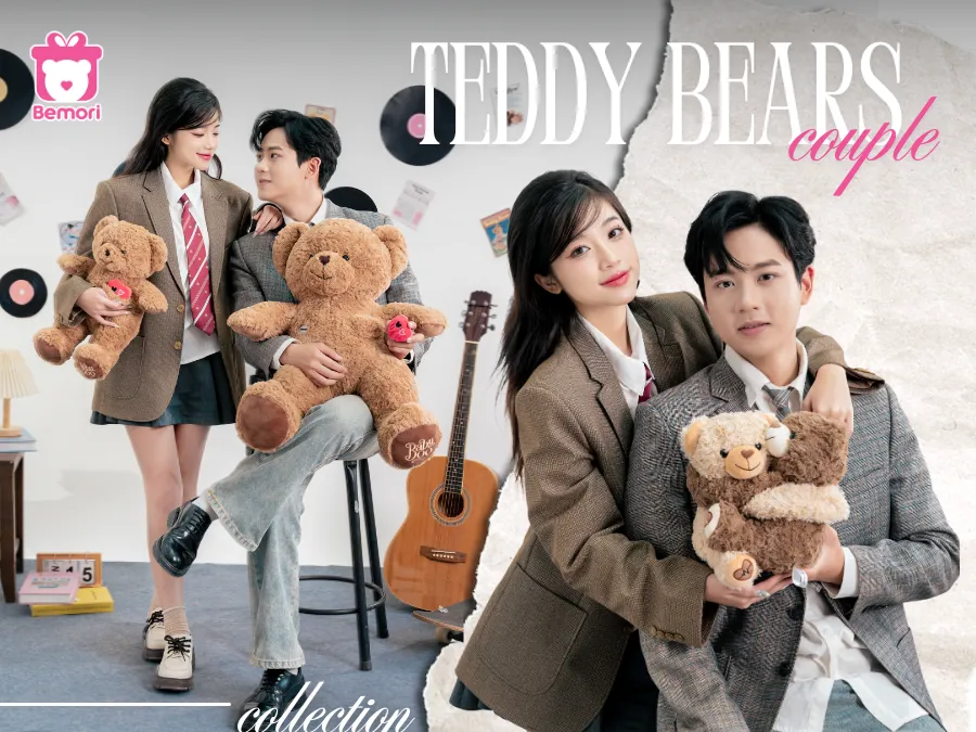 Bộ Sưu Tập Gấu Bông Couple: Đồng Điệu Cảm Xúc, Thăng Hoa Tình Yêu