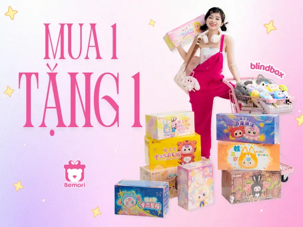 Blindbox Mua 1 Tặng 1: Rinh Ngay Quà Tặng “SECRET” Tại Bemori