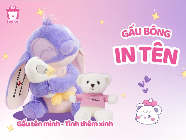 Đặt Mua Gấu Bông In Tên Cực Dễ Chỉ Với 4 Bước Đơn Giản