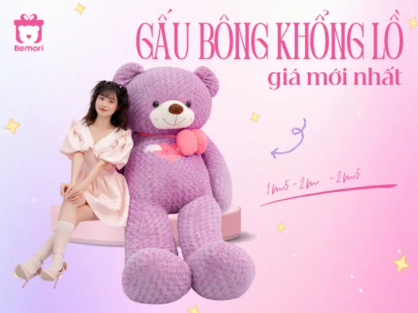 Giá Gấu Bông Khổng Lồ Bao Nhiêu Tiền? Mua Ở Đâu Uy Tín?