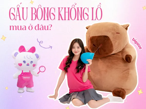 Mua Gấu Bông Khổng Lồ Giá Rẻ, Chất Lượng Tốt Ở Đâu?