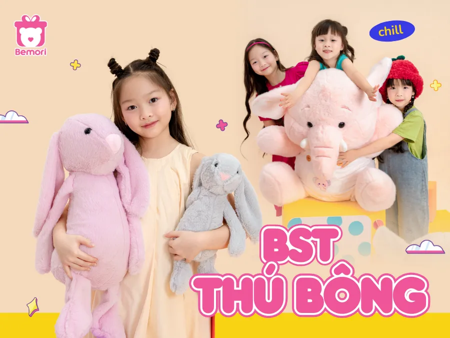 Bộ Sưu Tập Thú Bông Hot Tô Điểm Sắc Màu Tuổi Thơ Cho Bé