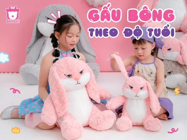 Nên Chọn Loại Gấu Bông Nào Cho Trẻ Theo Từng Độ Tuổi?