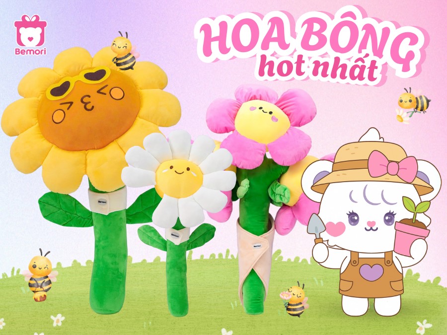 Top 3 Mẫu Hoa Bông Hot Nhất: Món Quà Ngọt Ngào Cho Mọi Dịp