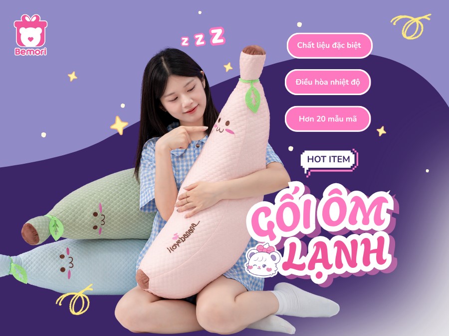 BST Gối Ôm Lạnh: Mát Dịu Từng Cái Ôm, Dễ Chịu Từng Giây Phút